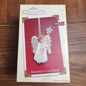 Hallmark Keepsake Ornament Sweetest Little Angel w/Sound 2003